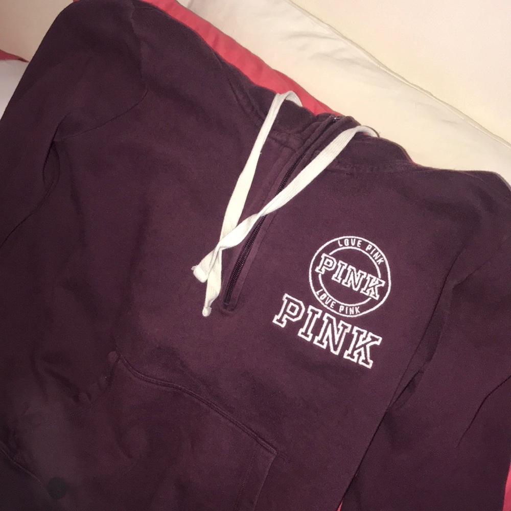 Pink burgundy sweater